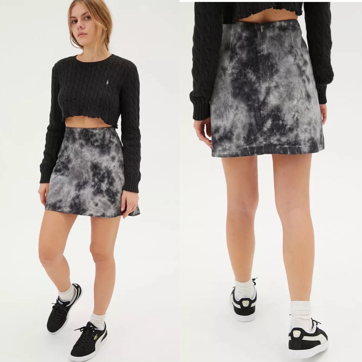 Urban outfitters top tie dye skirt