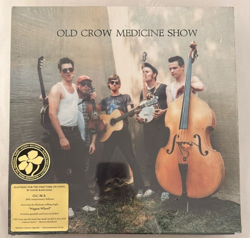 OLD CROW MEDICINE SHOW – O.C.M.S. - 20TH ANNIV GATEFOLD VINYL - TORN SHRINK - 16