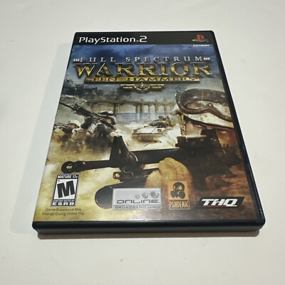Full Spectrum Warrior PS2 CIB Complete Tested & Working