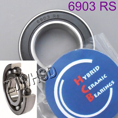 6903 Chromstahl Spezial Kugellager Keramik Si3N4 Lager 17 x 30 x 7 mm
