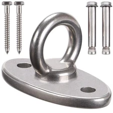 Wall and Ceiling Mount Bracket for Suspension Straps Yoga Swings and Training