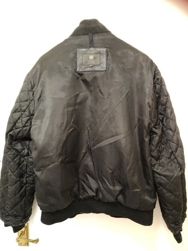 Mens M&S Collection Leather Bomber Jacket Size M - 第 4/6 張圖片