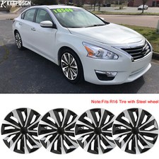 For Nissan Sentra 4PCS 16" Hubcaps Wheel Cover Hub Caps Fit R16 Tire Steel Wheel
