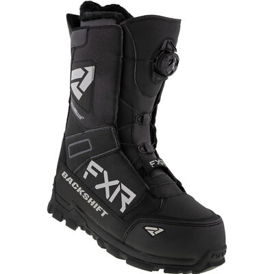 FXR Snowmobile Backshift BOA Boots - Black
