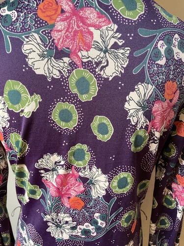 Vintage Dress Floral Bellino Fit Modern 10 12 - Picture 4 of 11
