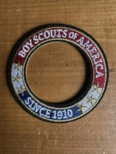 Boy Scouts America BSA World Crest Ring Patch Troop Crew Pack Cub Venture Leader