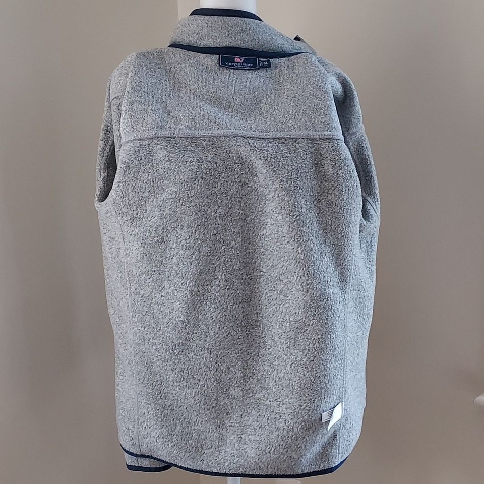 Vineyard Vines Boys Sweater and Quilted Jacket Grey/Navy Size XL 18 eBay