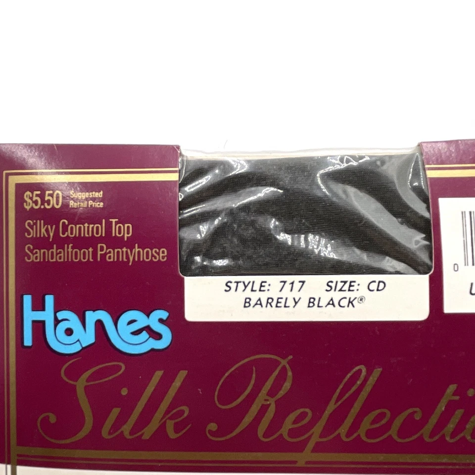 5 Pie Sandalia Hanes Silk Reflections Estilo CD 717 De Colección - Todos Diferentes - Nuevo de Lote Antiguo Foto 4 de 4