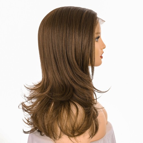 Onedor 18" Premium Japanese 130% Density Straight Lace Front Side Part Long Wigs - 第 83/98 張圖片