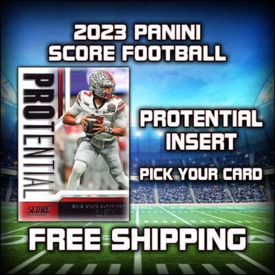 2023 Panini Score Football Protential Insert - Pick Your Card
