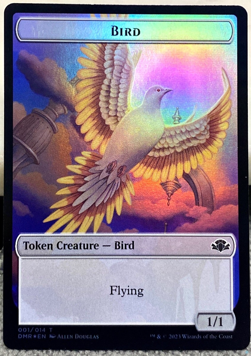Magic The Gathering 001 Bird Goblin Foil Token Dominaria