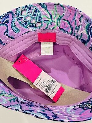 NWT Lilly Pulitzer bucket hat Lilac Freesia mermaid for you ??‍♀️ Lilly Pulitzer | Accessories | Nwt Lilly Pulitzer Bucket Hat  main image 4