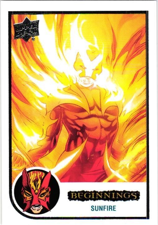 SUNFIRE #163 BASE 2023-24 UD Marvel Beginnings Volume 2 Series 2 Card
