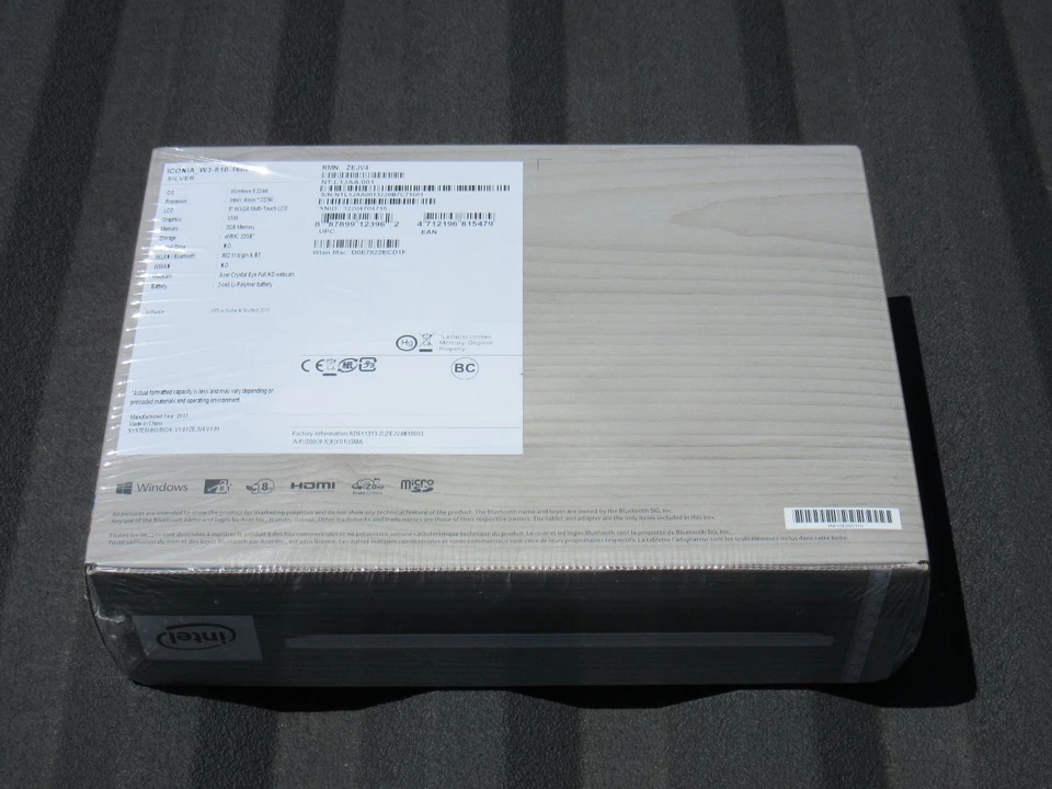 Brand NEW SEALED 32GB Acer Iconia W3 32GB 8 in Windows tablet w/ SHIP INSURANCE - Image 2 of 2