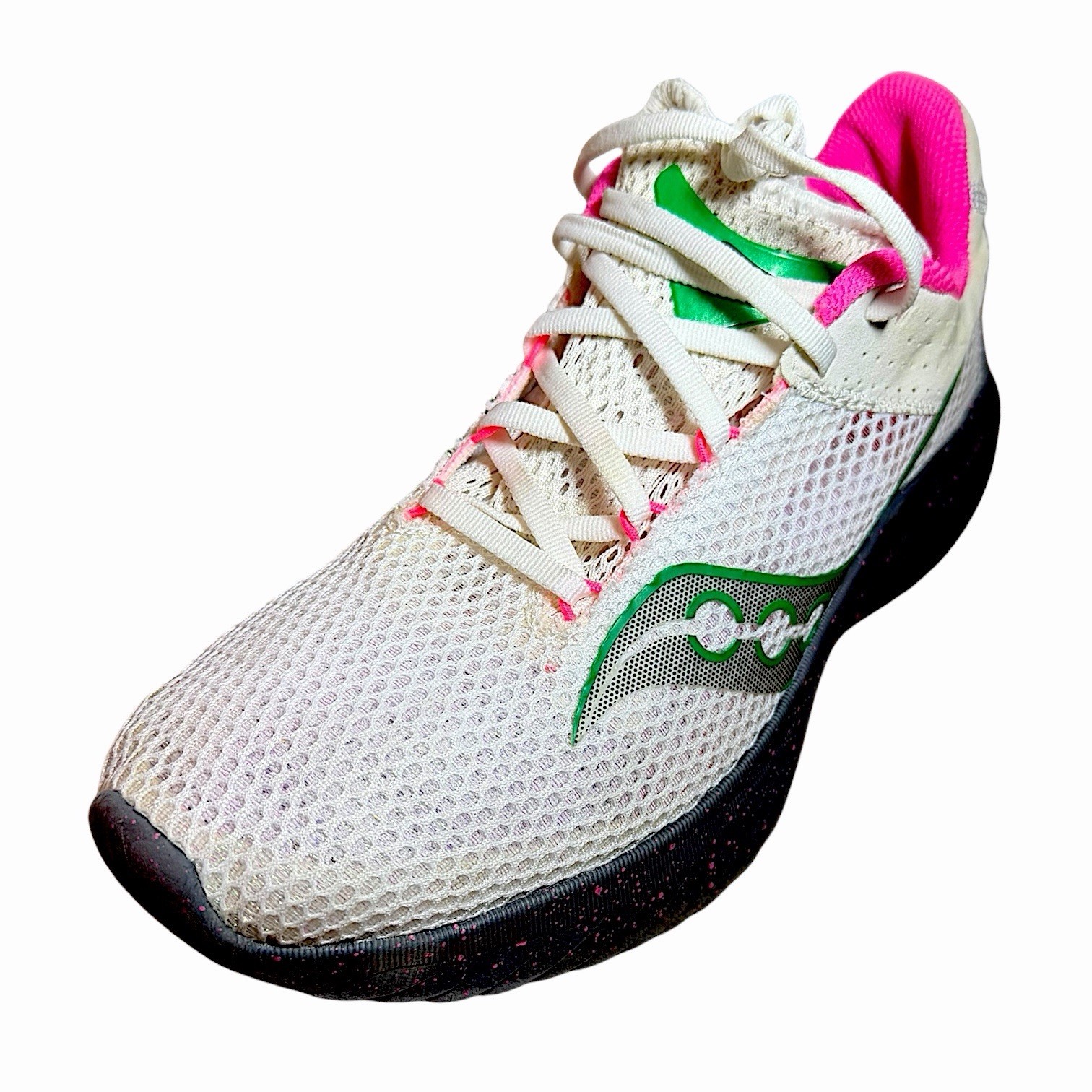 Saucony Kinvara 14 Women’s Running Shoes Sneakers White Gravel Grey Size 10 thumbnail 13