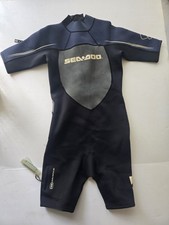 Sea-Doo Stallion BRP Wetsuit Men Medium Multi UltraFlex Stretch Zip Stash Pocket