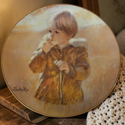 Viletta Autumn Wanderer Multicolor Collector Plate Carefree Days Thornton Utz