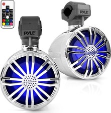 Bluetooth Waterproof Off-Road Speakers 3.5" 40W Marine Grade Woofer Sound System