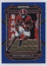 2023 Panini Prizm Draft Picks Blue Wave Prizm 137/249 Brian Robinson Jr #12 0v9