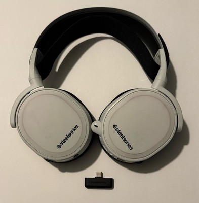 SteelSeries Arctis 7 White Wireless Lossless Gaming Headset For PC, PS4/PS5