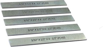 3/32'' X 1/2 X 4-1/2'' Grade Hardened Ground Parting Tool 10x Hss Cut of Blade