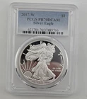 2017 W Proof American Silver Eagle Dollar Coin PCGS Pr70 Dcam West Point Mint