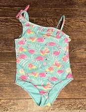 Gymboree Girls 1PC Flamingo Swimsuit Sz 12 Like New