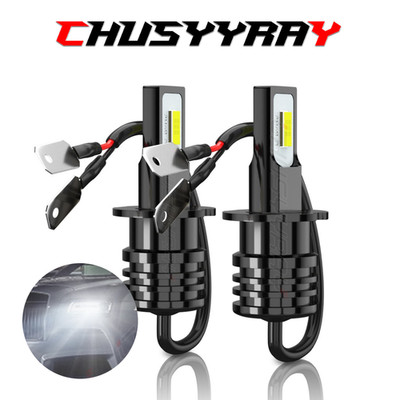 H3 LED FogLight Bulb Conversion Kit Super Bright Canbus Super White High Power 2