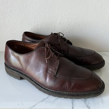 Alden Mocc Toe Blucher Brown Aniline Pull-Up 7118S Size 13