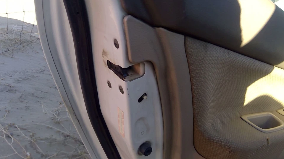 2002 2003 Mitsubishi Lancer Driver Left Rear Door Latch With Rods/cables Back - Image 2 of 4