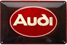 Nostalgic-Art - Garagen Männer Blechschild Metallschild 20x30cm - AUDI Logo