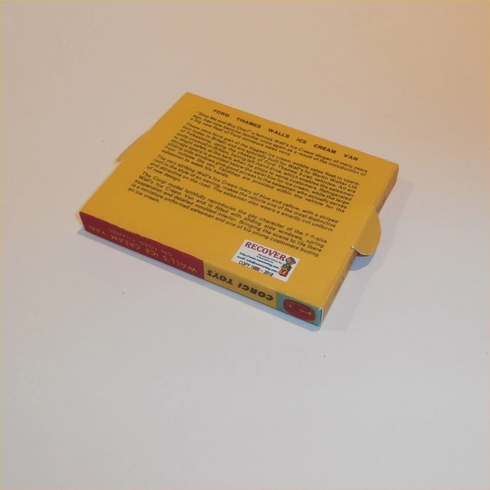 Corgi Toys 447 Ford Thames Walls Icecream Box with Tray and Figures - Image 3 of 4