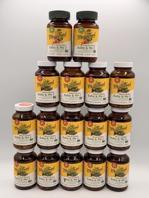 16 Bottles ~ MegaFood Baby & Me 2 ~ 2 Varieties ~ 240ct Total ~ 09/26 & 12/26