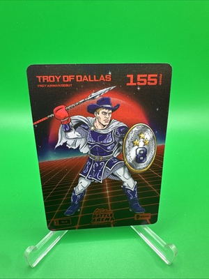 #ad #ad Bo Jackson Battle Arena 2026 Troy of Dallas Debut Brawl Power Glove Aikman SP $129.99