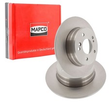 2x MAPCO BREMSSCHEIBEN 278mm VOLL HINTEN passend für MERCEDES 124 E-KLASSE | 157