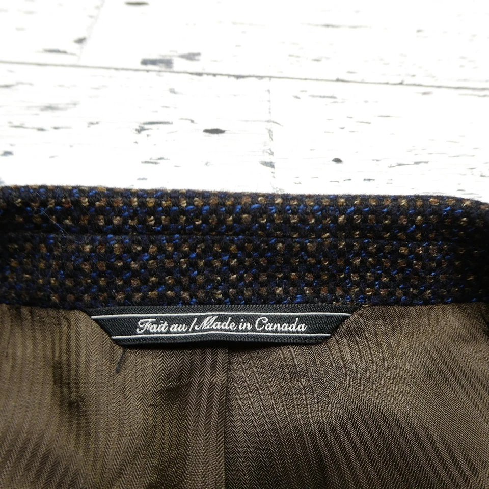 Blazer Jack Victor Para Hombres 46 Regular Lana Cachemira Loretowood SPJ Abrigo Deportivo Foto 3 de 4