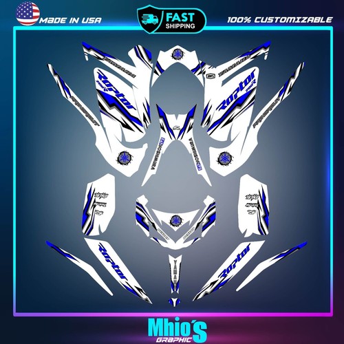Yamaha Raptor 700 700R graphics kit 2013 2014 2017 to 2025 decals stickers atv - Picture 2 of 8