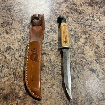 Queen Cutlery, Trout and Bird Knife with Original Sheath