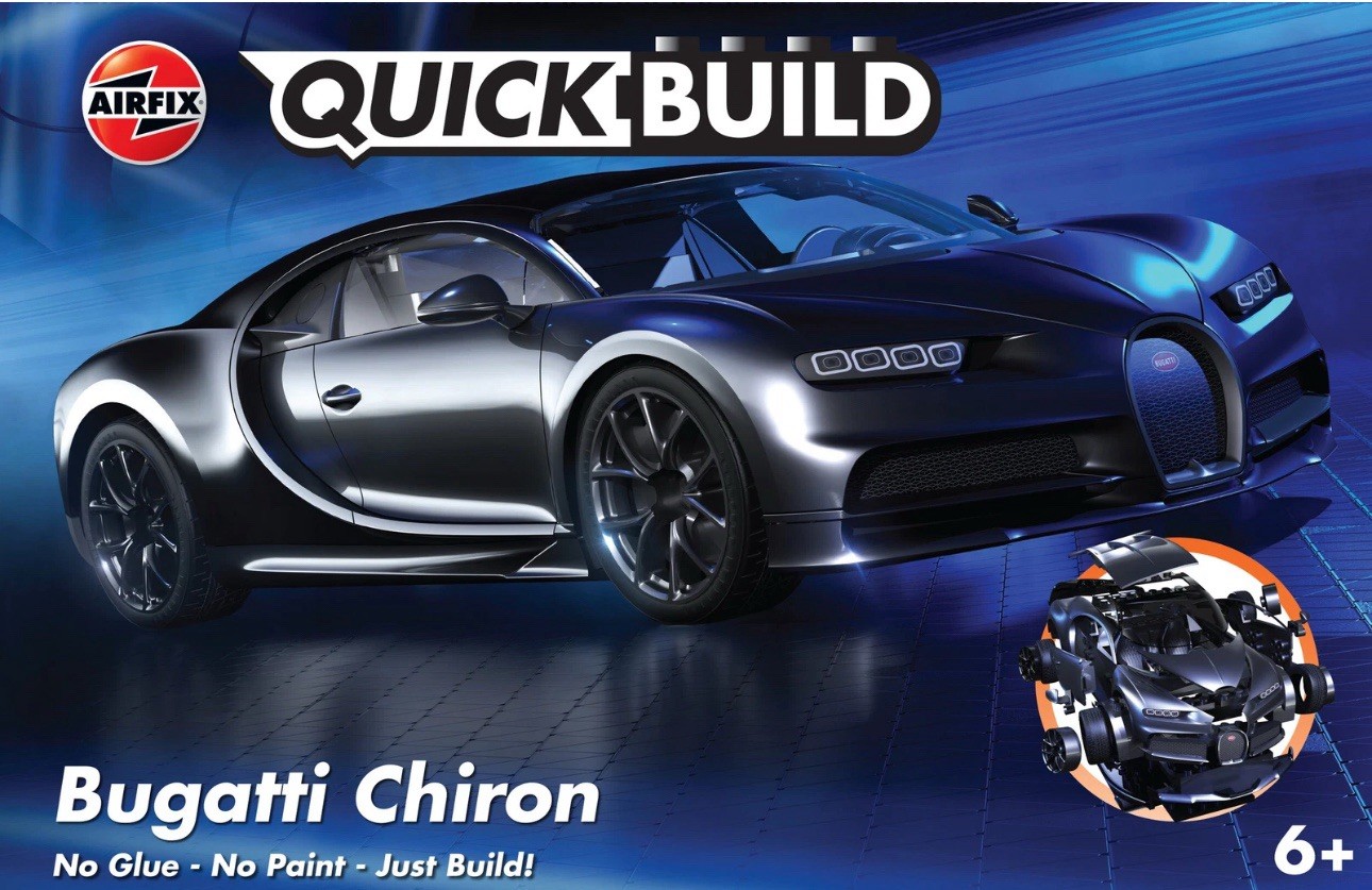 Airfix Quickbuild J6025 Bugatti Chiron-Black