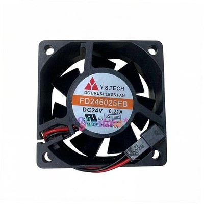 1 pc. New FD246025EB Inverter Cooling Fan 6025 DC24V 0.21A 6CM 2PinE1 *mn