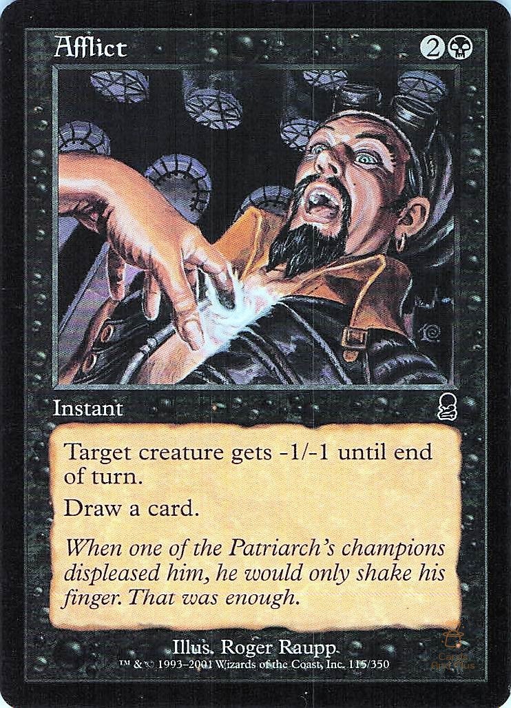 Afflict 115 Odyssey Magic: The Gathering NM