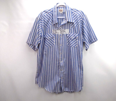 Ely Cattleman Men Pearl Snap Western Shirt Size XL Tallman Pocket Short Sleeve 2