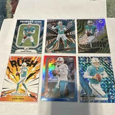 Panini Quinn Ewers Rookie Miami Dolphins NFL Card Lot 6 Rookies Stars Mosaic