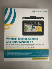 Echomaster Wireless Backup Camera Color Monitor Kit Mrc-wlp43 New