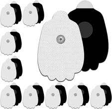 TENS Unit Replacement Pads 20 Pcs, Upgraded Stronger Self-Adhesive Snap Electrod