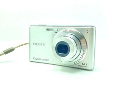 SONY Cyber-shot DSC-W530 Silver With Case Carl Zeiss Lens From Japan