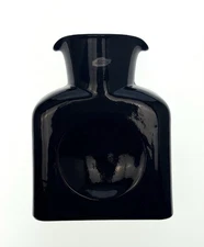 Blenko Glass 1st Annual BCS Convention 384 Water Bottle in Ebony Hand Signed