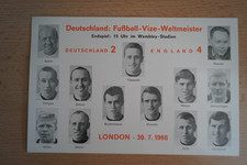 Sonderpostkarte Endspiel WM 1966 Sonderstempel
