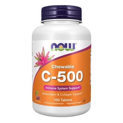 Vitamin C-500 Cherry Chewable 100 Tabs  by Now Foods