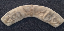 Vintage Mink Fur Shawl Collar Medium REAL